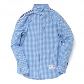 HABANOS-LINE GINGHAM SHIRTS - Sax