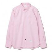 BEDWIN-L:S B.D SHOULDER PATCH OX SHIRT 「BRIAN」 - Pink