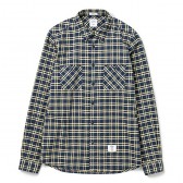 BEDWIN-L:S FLANNEL CHECK SHIRT FD 「RICK」 - Yellow