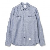 BEDWIN-L:S SELVEDGE OX SHIRT FD 「TAILOR」 - Indigo