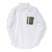 HABANOS-MILITARY LIP-POCKET SHIRTS - White