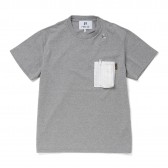 HABANOS-MILITARY LIP-POCKET S:SL Tee - Gray