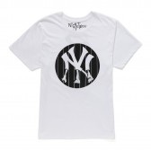 NuGgETS-NuGgETEE 「N.Y」 S:S-Tee - White