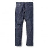 BEDWIN-TAPERED FIT DENIM PANTS RAW 「CHARLS」 - Indigo