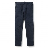 BEDWIN-10:L TAPERED FIT UTILITY PANTS FD 「CHARLS」 - Black