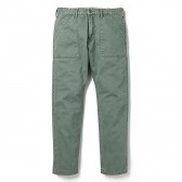 BEDWIN-10:L TAPERED FIT UTILITY PANTS FD 「CHARLS」 - Olive