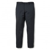 BEDWIN-10:L TAPERED FIT WOOL PANTS 「CHARLS」 - Black