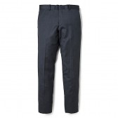 BEDWIN-10:L TAPERED FIT WOOL PANTS 「CHARLS」 - Charcoal