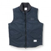 BEDWIN-CHINO DOWN VEST 「FRIPP」 - Black