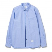 BEDWIN-L:S B.D FRONT TAPE OX SHIRT FD 「BRIAN」 - Blue