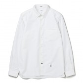 BEDWIN-L:S B.D FRONT TAPE OX SHIRT FD 「BRIAN」 - Ivory