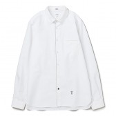 BEDWIN-L:S B.D FRONT TAPE OX SHIRT FD 「BRIAN」 - White