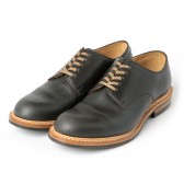LEATHER & SILVER MOTO-Plain Toe Oxford Shoes #2111 : Chromexcel : Dainite sole - Navy