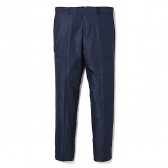 BEDWIN-10:L TAPERED FIT CANONICO WOOL PANTS 「CHARLS」 - Navy