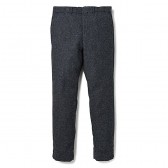 BEDWIN-10:L TAPERED FIT TWEED PANTS 「CHARLS」 - Charcoal