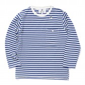 HABANOS-9:SL CUTSEW Border - White × Blue