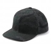 HABANOS-CAMO TWEED CAP - Black