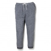 BEDWIN-FLEECE PANTS 「WENDELL」 - Charcoal