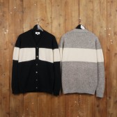 GOODENOUGH-MOHAIR LINE KNIT CARDIGAN