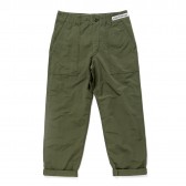 UNIVERSAL PRODUCTS-WASHED NYLON FATIGUE PANTS - Olive