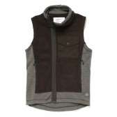 MOUNTAIN RESEARCH-Pile Vest - Brown