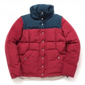 MOUNTAIN RESEARCH-Puff Vest - Red × Blue + Padded Sleeves - Red