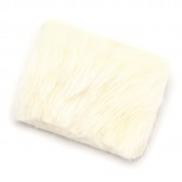MOUNTAIN RESEARCH-Rabbit Fur Badge (Square) - Ivory