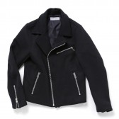 UNIVERSAL PRODUCTS-WOOL RIDERS JACKET - Navy