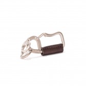hobo-Brass Carabiner with Glove Leather