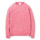 BEDWIN-C-NECK SHAGGY SWEATER 「LECKIE」 - Pink