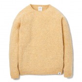 BEDWIN-C-NECK SHAGGY SWEATER 「LECKIE」 - Yellow