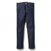 BEDWIN-DENIM TAPERED FIT PANTS RAW「CHARLS」 - Indigo