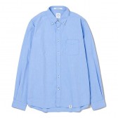 BEDWIN-L:S BROAD B.D SHIRT FD「BRIAN」 - Blue