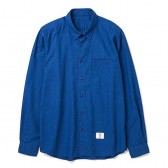 BEDWIN-L:S INDIGO OX SHIRT 「TAILOR」 - Indigo