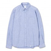 BEDWIN-L:S OX B.D SHIRT FD「BRIAN」 - Navy