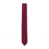 BEDWIN-REGIMENTAL TIE 「DENNIS」 - Burgundy