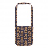 ENGINEERED GARMENTS-Shoulder Pouch - Daisy Print - Navy : Gold