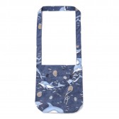 ENGINEERED GARMENTS-Shoulder Pouch - Dolphin Print - Navy