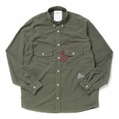 and wander-color ox shirt (M) - Green