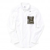 HABANOS-MILITARY POCKET B.D SHIRTS - White