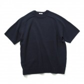 UNIVERSAL PRODUCTS-OVERSIZE SHORT SLEEVE KNIT - Navy