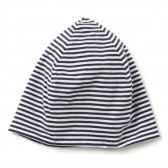 ENGINEERED GARMENTS-Reversible Beanie Cap - St. French Terry - Navy