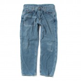 HABANOS-SUPER USED WIDE DENIM PANTS - Ice Used Wash