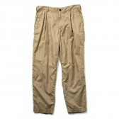 UNIVERSAL PRODUCTS-COTTON LINEN EASY SLACKS - Beige