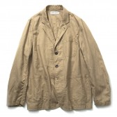 UNIVERSAL PRODUCTS-COTTON LINEN TAILORED JACKET - Beige
