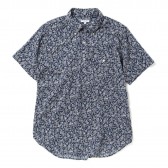 ENGINEERED GARMENTS-Popover BD - Paisley Lawn - Navy