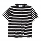 HABANOS-SILKETE BORDER BIG S:SL Tee - Black : White Border