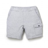 BEDWIN-SHORT SWEAT PANTS 「CRAIG」 - Gray