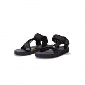 hobo-Suede Leather Piping Strap Sandal by SUICOKE