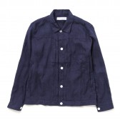 UNIVERSAL PRODUCTS-1ST TRUCKER JACKET - Navy